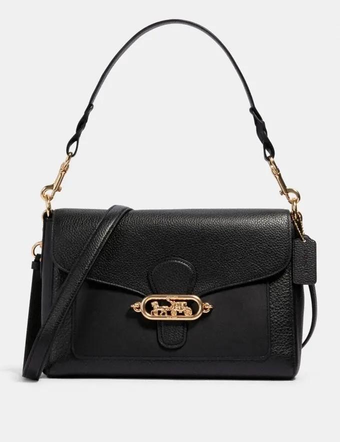 Coach jade messenger shop with patchwork