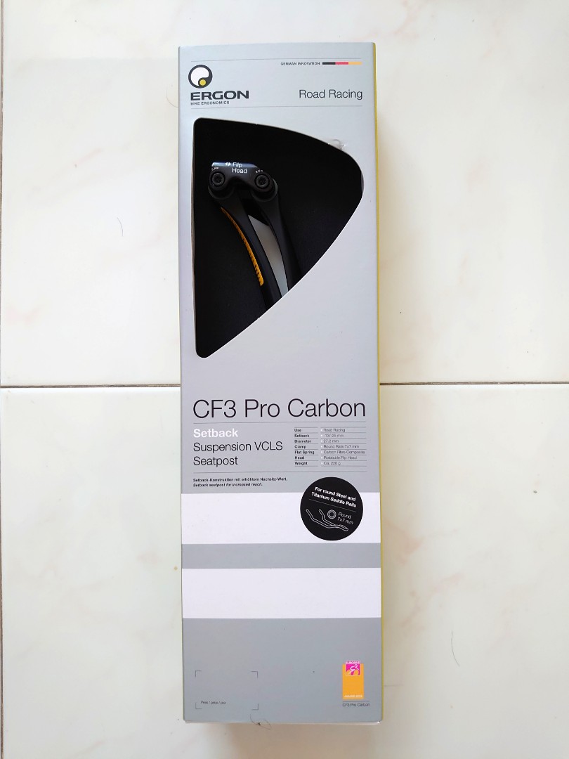 Ergon CF3 Pro Carbon Seat Post Sports Equipment Bicycles Parts Parts Accessories on Carousell