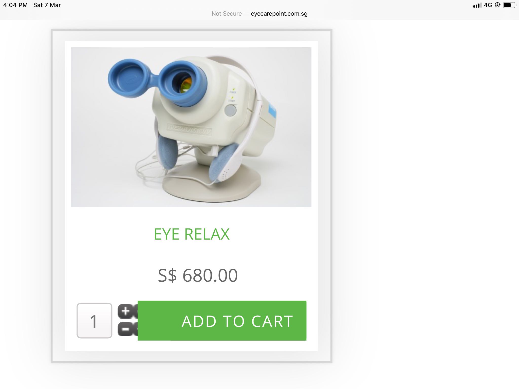 Eye machine for Myopia, Everything Else on Carousell