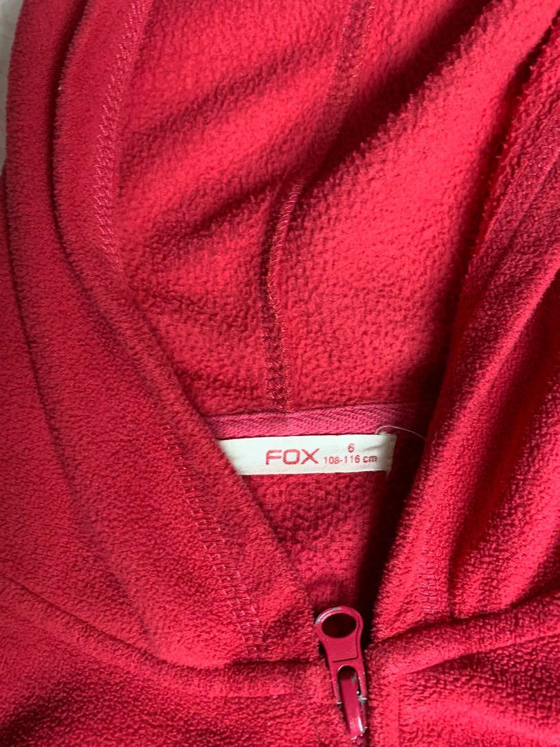 FOX Jacket (Category: Babies & Kids Fashion) located in Singapore. Submitted by fastcat_c90c52 (Listing ID 281849360, Image 2). Description: Like new jacket. Very good quality. Soft and comfy. Seldom wear as my boy have too many jacket. My outgrow so letting go cheap. Free normal local postage without tracking number or top up $1 for smartpac delivery with tracking number..