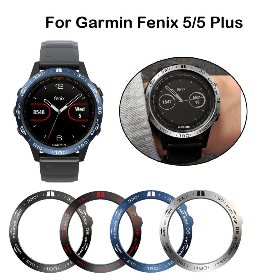 Garmin Fenix 5 Sapphire Bezel Ring Styling Frame Case Smart Watch Stainless Steel Cover Anti scratch Protection Ring