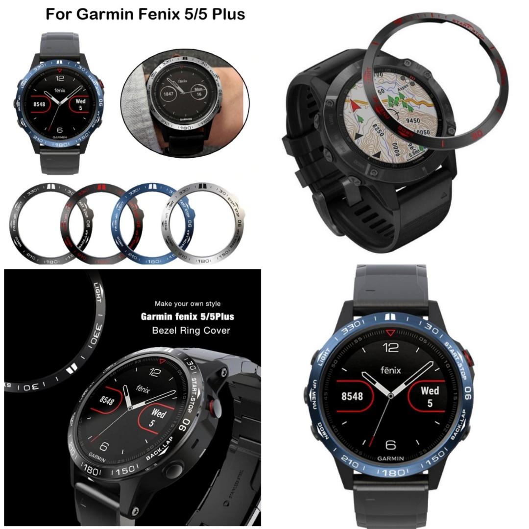 Garmin Fenix 5 Sapphire Bezel Ring Styling Frame Case Smart Watch Stainless Steel Cover Anti scratch Protection Ring