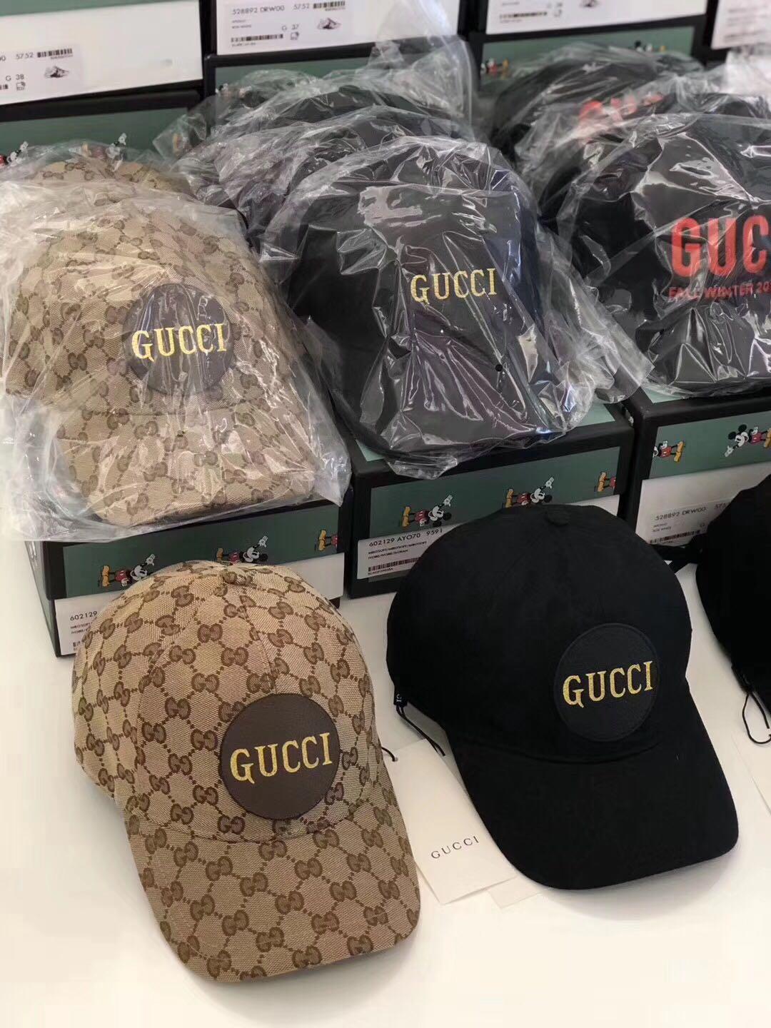 gucci gg canvas baseball hat
