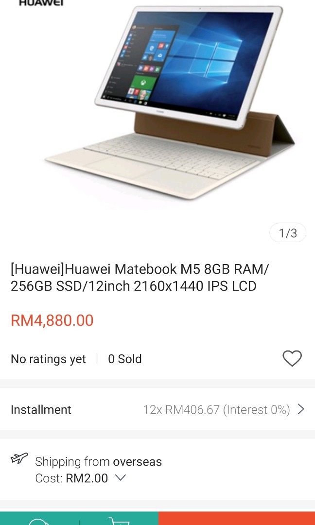 Huawei matebook tablet M5