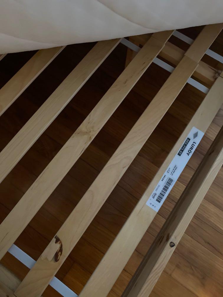 IKEA Fjellse bed frame queen, Furniture & Home Living, Furniture, Bed