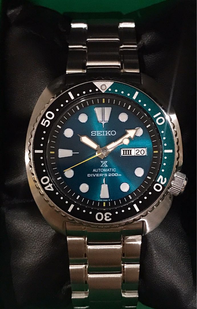 Like New Limited Edition Seiko Green Turtle SRPB01, Men's Fashion, Watches  & Accessories, Watches on Carousell