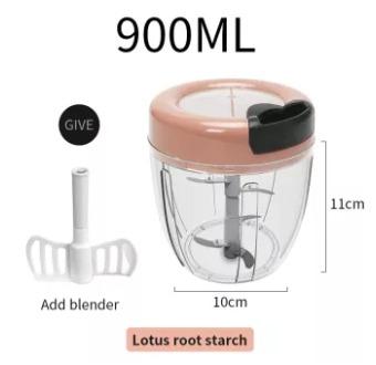 Manual Hand Pull Food Chopper For Meats Vegetable Fruits Nuts