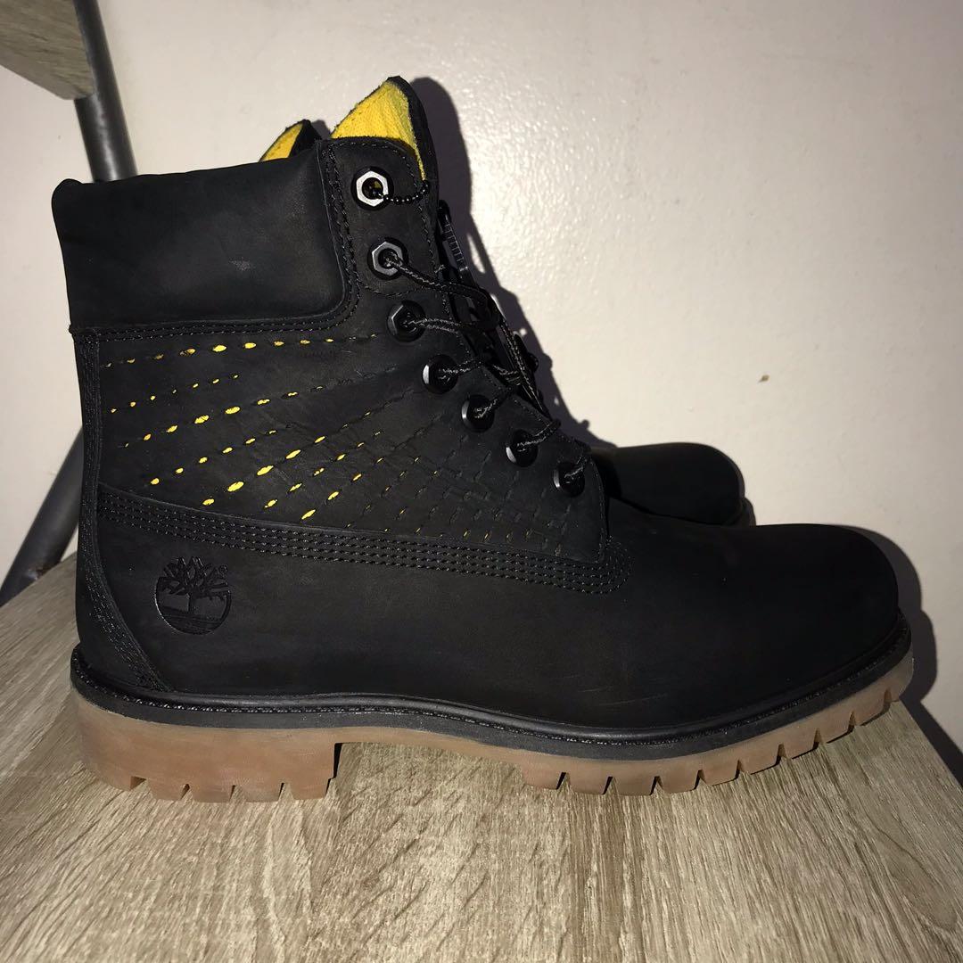 timberland perforated boots
