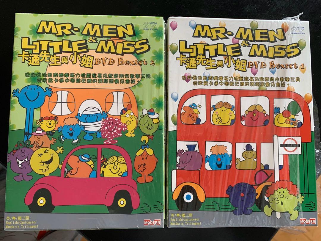 Mr Men & Little Miss 卡通先生與小姐DVD set, 興趣及遊戲, 收藏品及