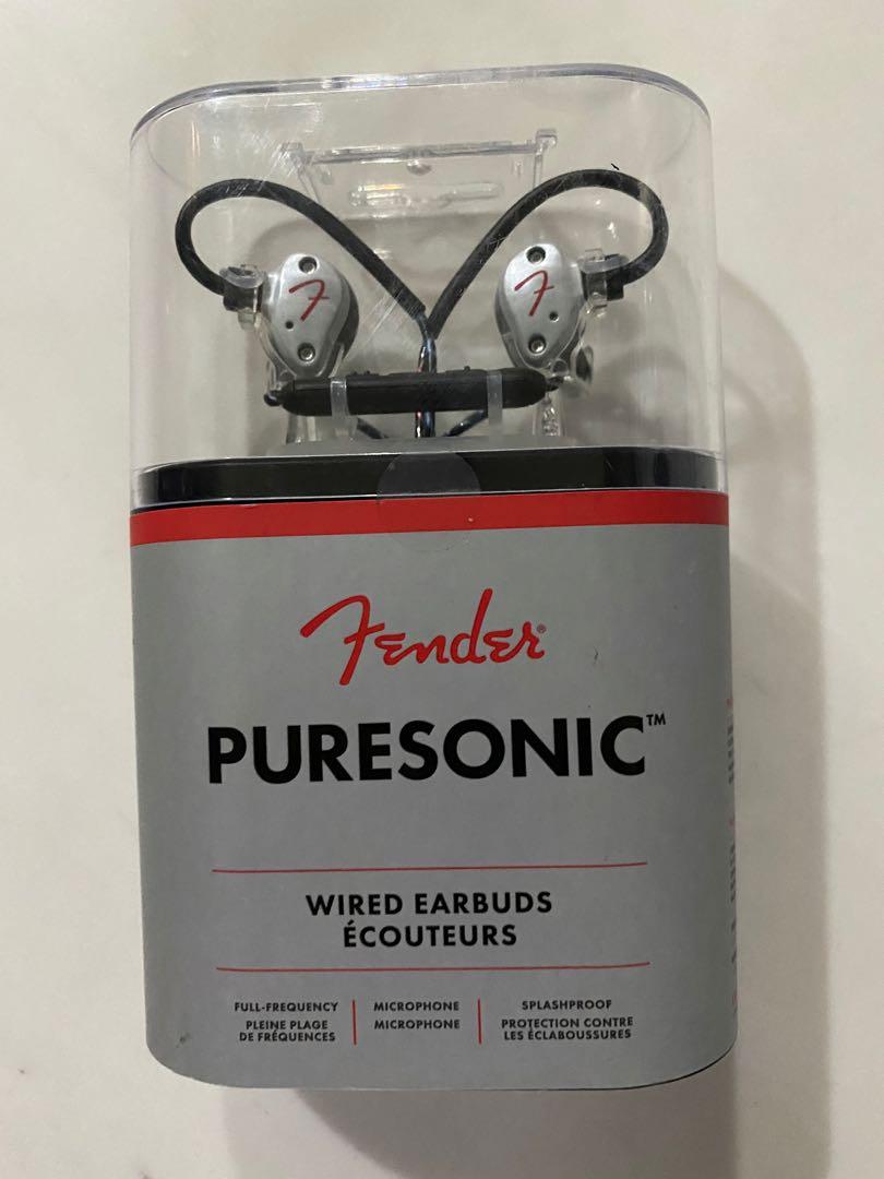 Fender puresonic hotsell wired earbuds pearl