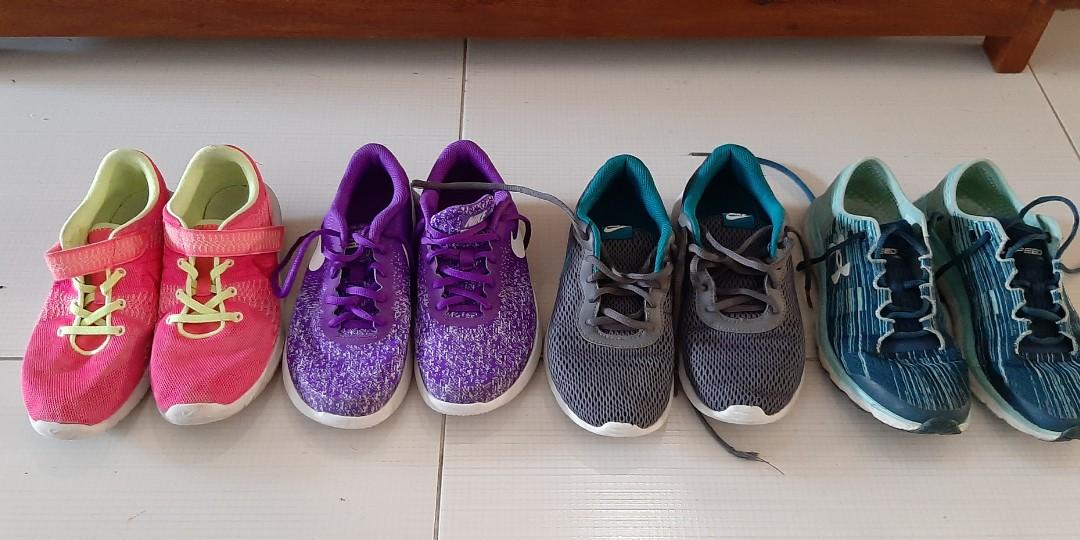under armor purple shoes