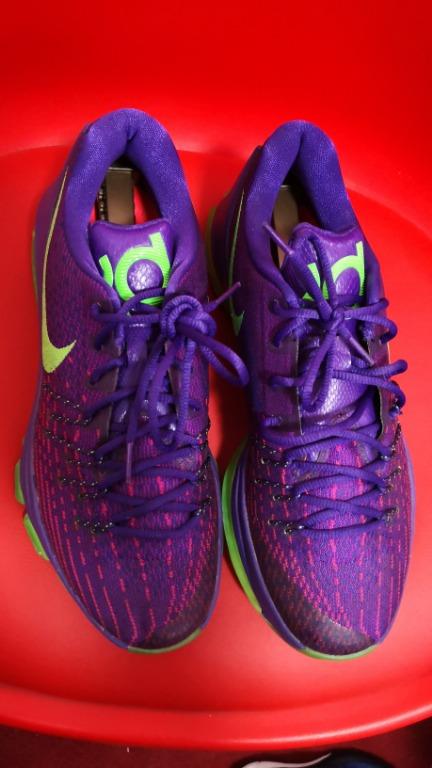 Nike Kevin Durant KD8 Court Purple Green Strike Vivid Purple