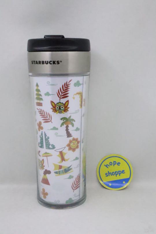 Original Starbucks Reserve Dewata Bali Tumbler White Iconic Logo
