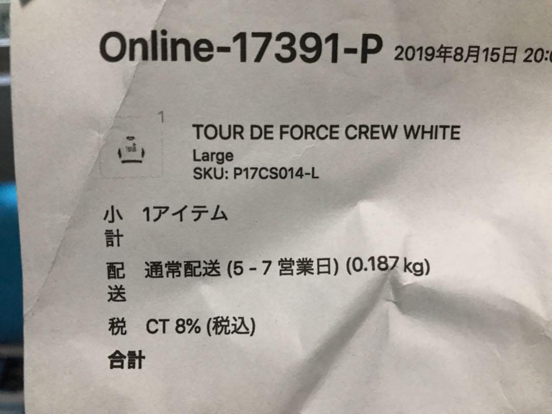 Palace Tour De Force L/S Crew, Men
