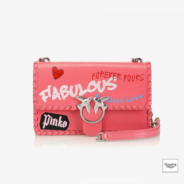 PINKO Large Love Fabulous ladies crossbody shoulder bag handbag 1P21DDY5F9R99