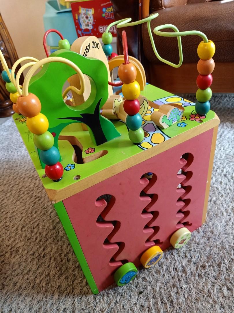 toysmith busy zoo activity center