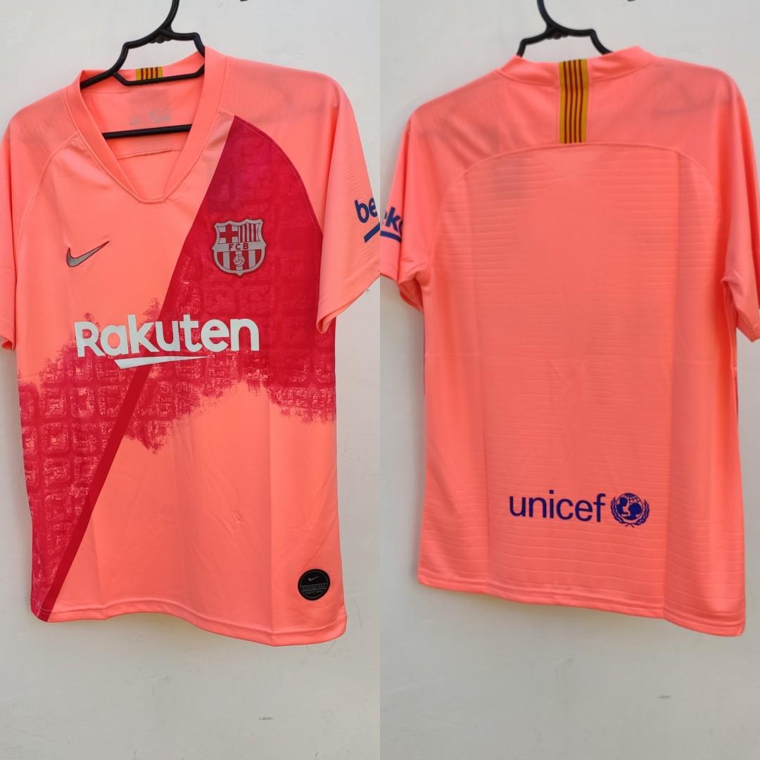 Rakuten Salmon Pink Jersey Shirt Men S Fashion Clothes Tops On Carousell