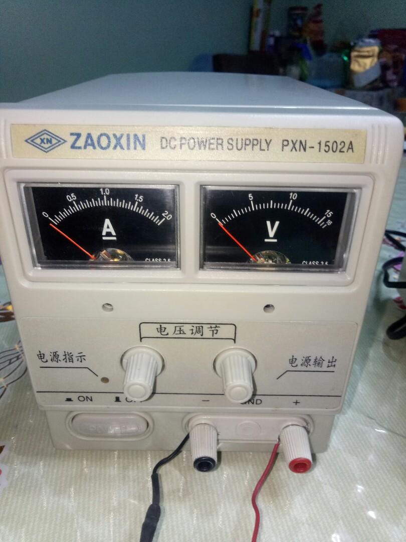 Regulated power supply variable DC volts (Category: Electrical, Adaptors & Sockets) located in Manila. Submitted by latestproduct (Listing ID 281853033, Image 1). Description: Regulated power supply variable DC volts 0 to 15 volts 0 to 20 volts Tel 85109484 09331240862.