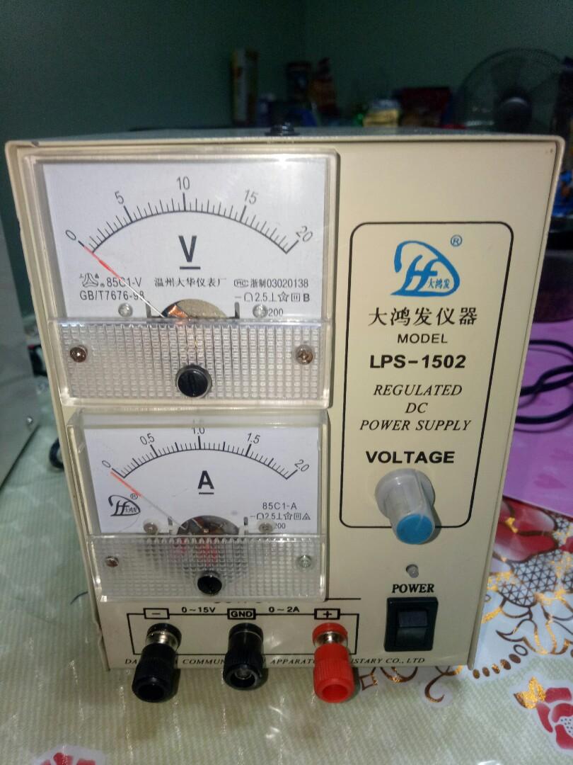 Regulated power supply variable DC volts (Category: Electrical, Adaptors & Sockets) located in Manila. Submitted by latestproduct (Listing ID 281853033, Image 2). Description: Regulated power supply variable DC volts 0 to 15 volts 0 to 20 volts Tel 85109484 09331240862.