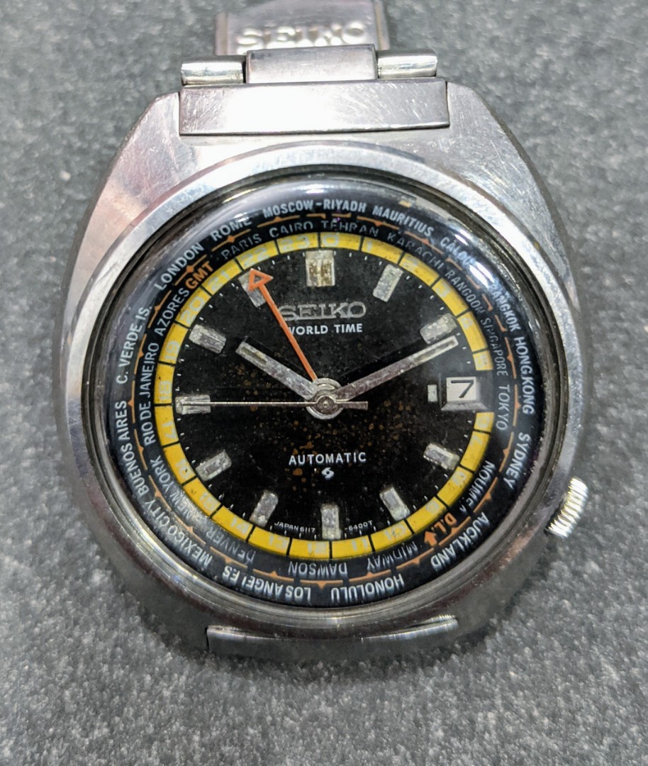 seiko gmt watch automatic