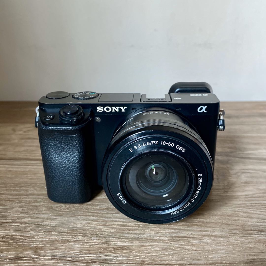 Sony a6000 with kit lens and 35mm lens