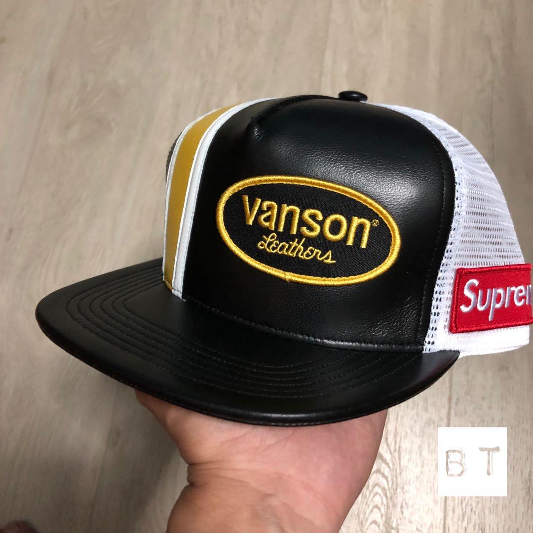 Supreme Vanson Leathers Mesh Back 5 