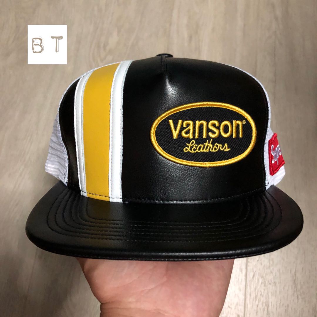 Supreme Vanson Leathers Mesh Back 5 