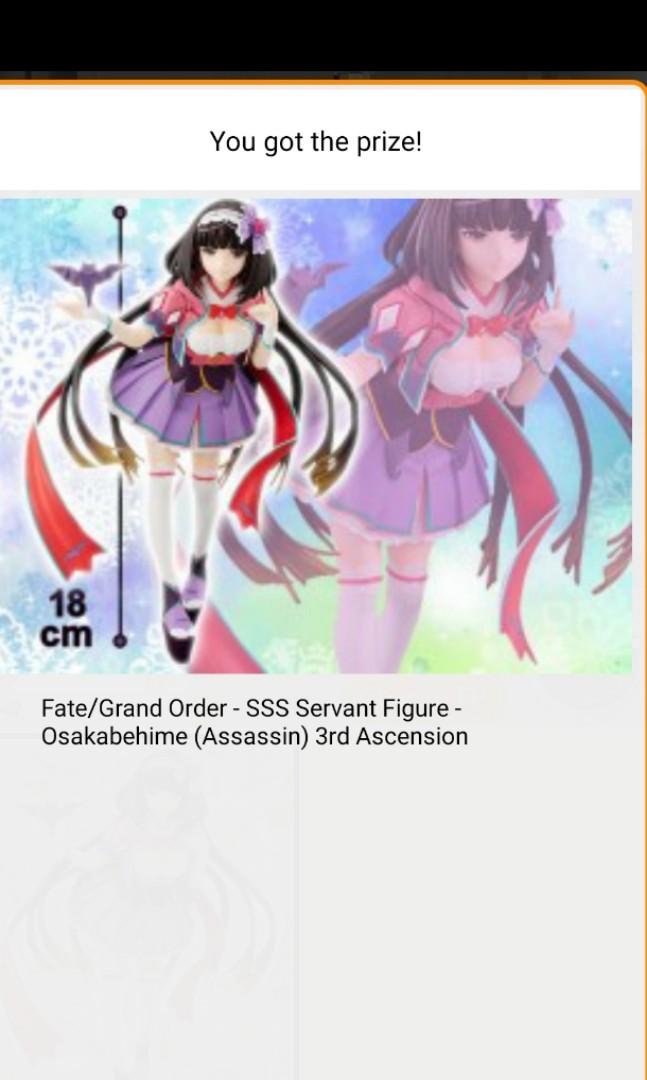 Toreba Figurine Fate Grand Order Assassin Osakabehime Toys Games Bricks Figurines On Carousell