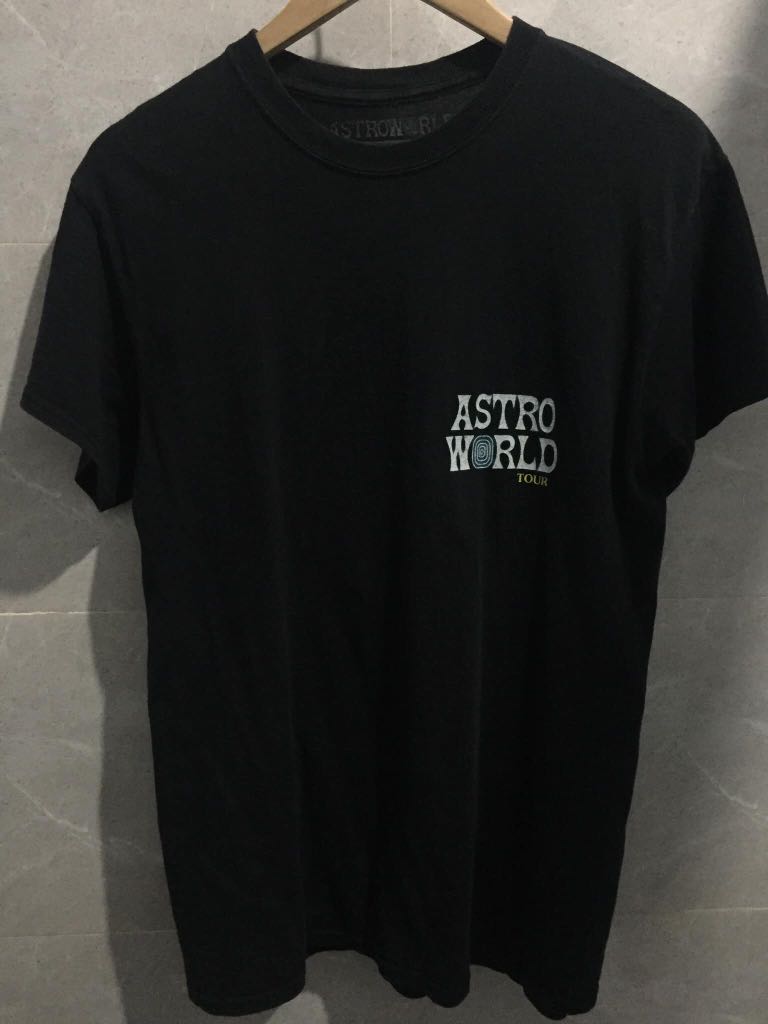 Travis Scott Astroworld Logo Tour Shirt Mens Size M Wish You Were Here Black