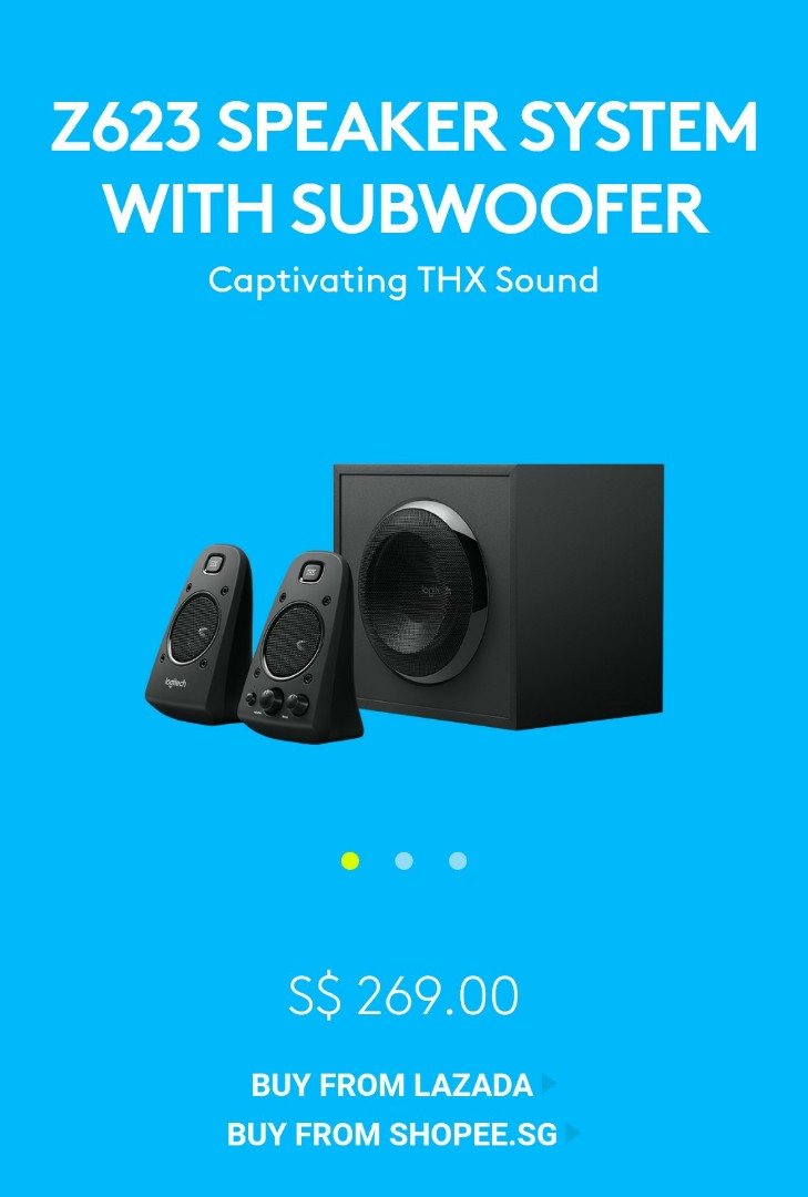 Logitech hotsell z623 lazada