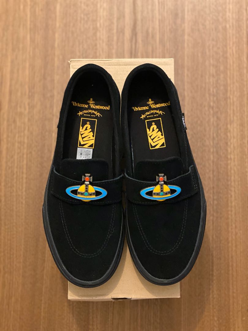 vans x vivienne westwood, 女裝, 鞋, 平底鞋- Carousell