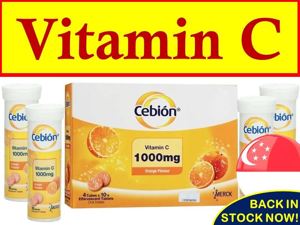 Vitamin C Cebion Vit C 1000mg 10 Or 40 Effervescent Tablet Bubbling Tablet Health Nutrition Health Supplements Health Food Drinks Tonics On Carousell