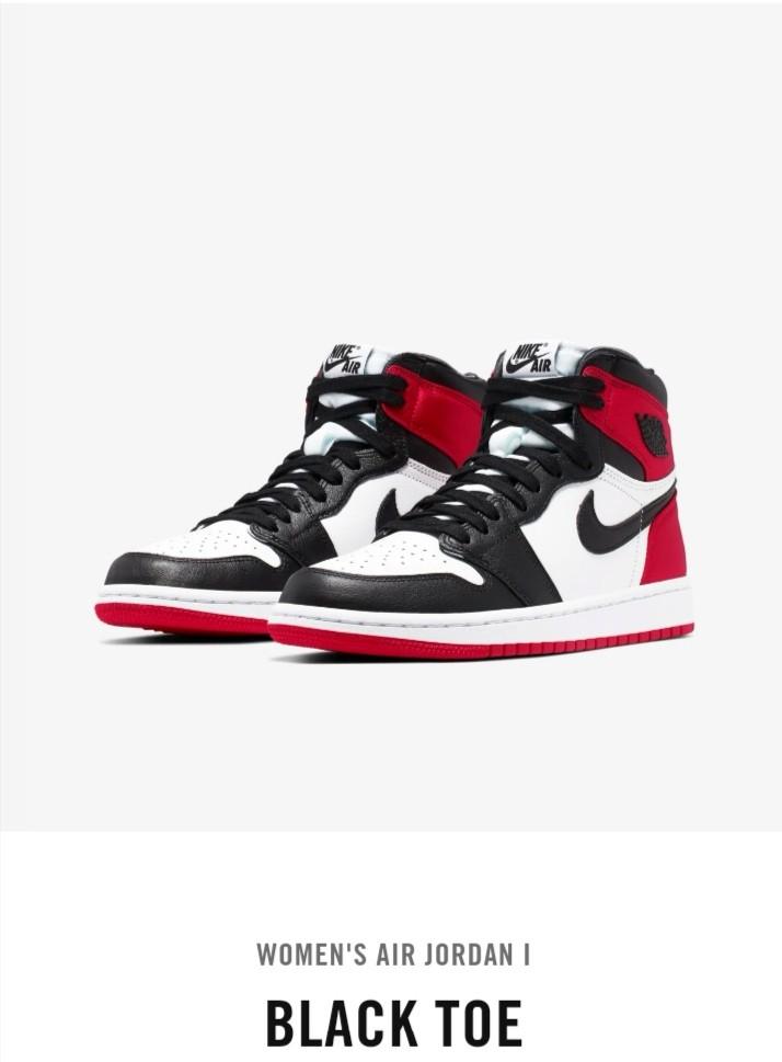 air jordan 1 satin black toe womens