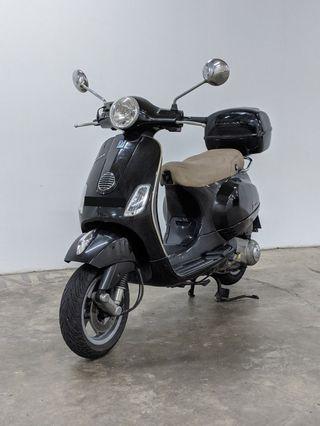 Rental available for our black Vespa