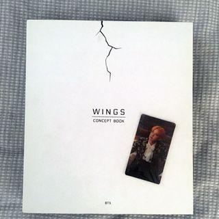 BTS Concept Book with J-hope photocard limited Wings