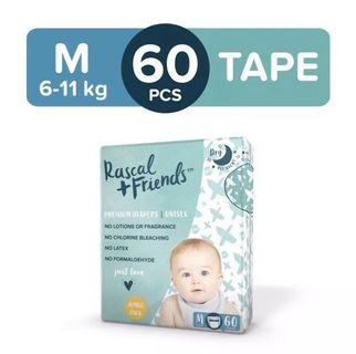 Rascal and Friends (Rascal + Friends) Tape Diapers - M Size