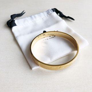 Kate Spade Heart Of Gold Quote Bangle