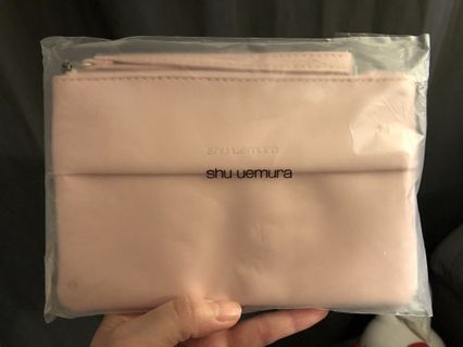Shu Uemura 粉紅色化妝袋64216421129473110