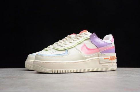 Nike air force 1 shadow white pink purple clearance