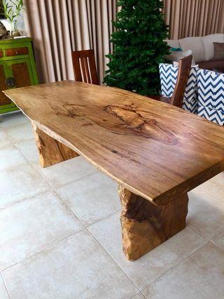 Solid wood dining table 8 seater