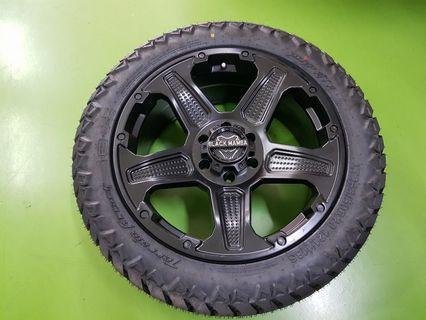 Toyota Hilux Fortuner Ford Ranger Black Mamba Wheels with Tires 6x139