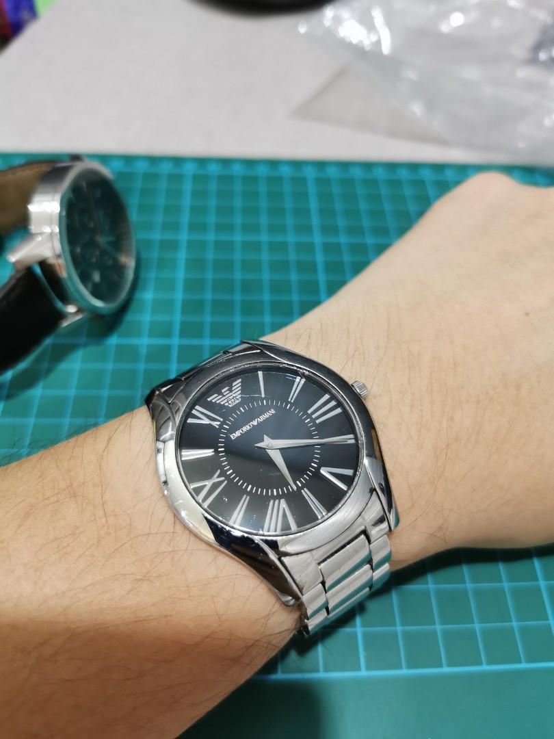 difference between armani exchange and emporio armani watches