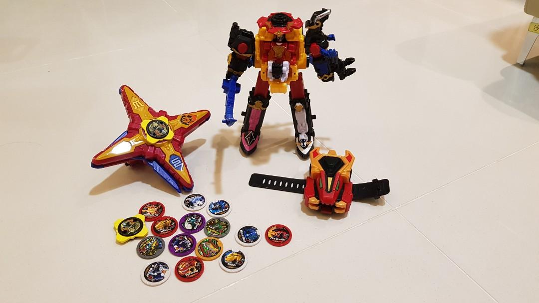 power rangers ninja spin toys