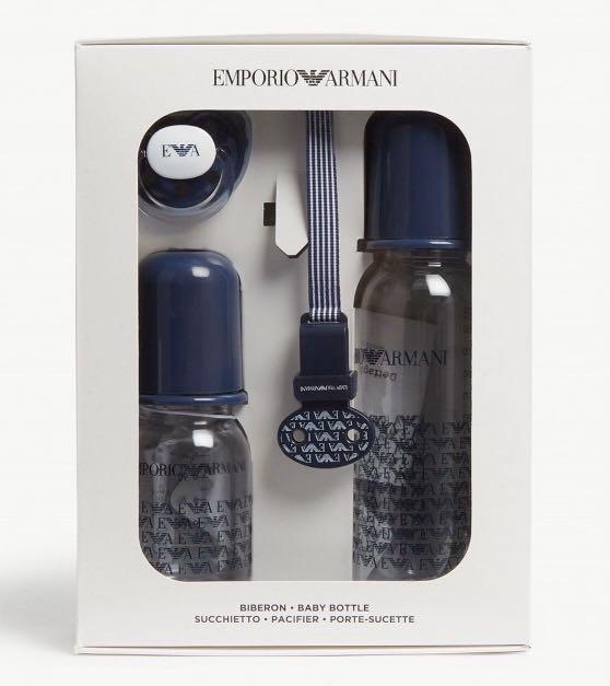 Armani baby bottle gift deals set sale