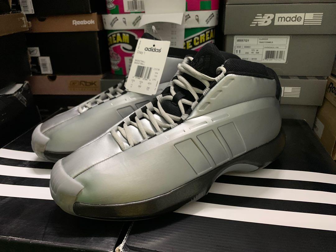 adidas crazy 1 silver