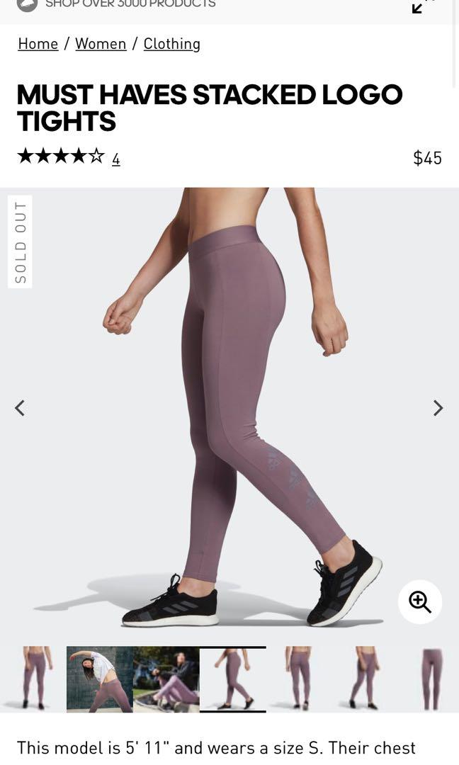 adidas tights blå