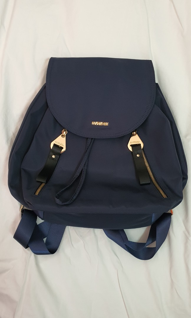 American Tourister Alizee IV Backpack 1 (Navy), Women's Fashion, Bags ...