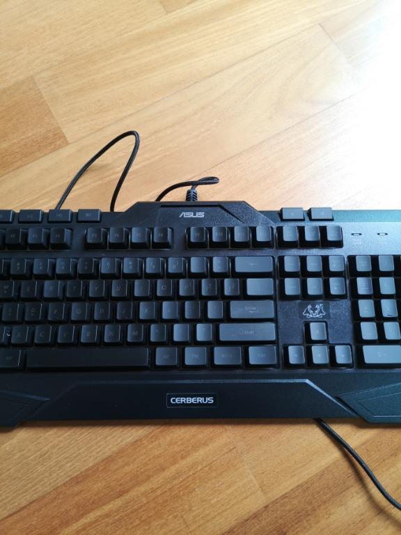 Asus Cerberus Gaming Keyboard Electronics Computer Parts Accessories On Carousell