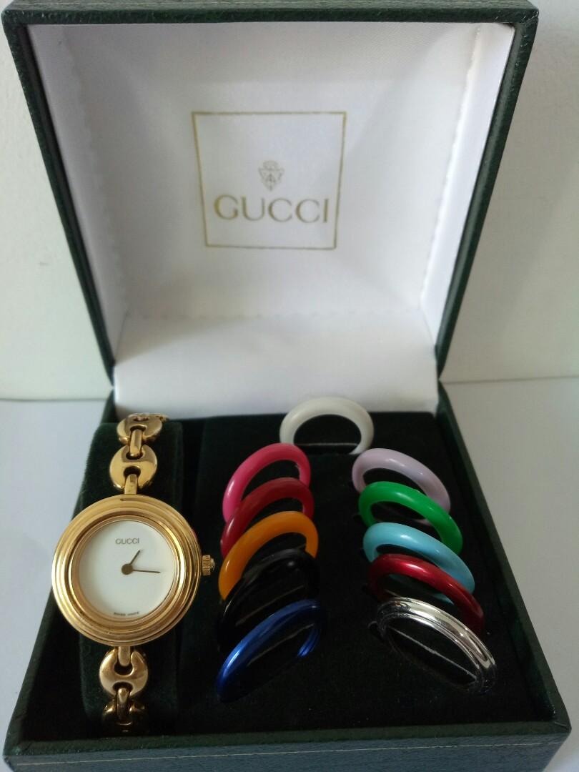 Gucci watch chain hotsell
