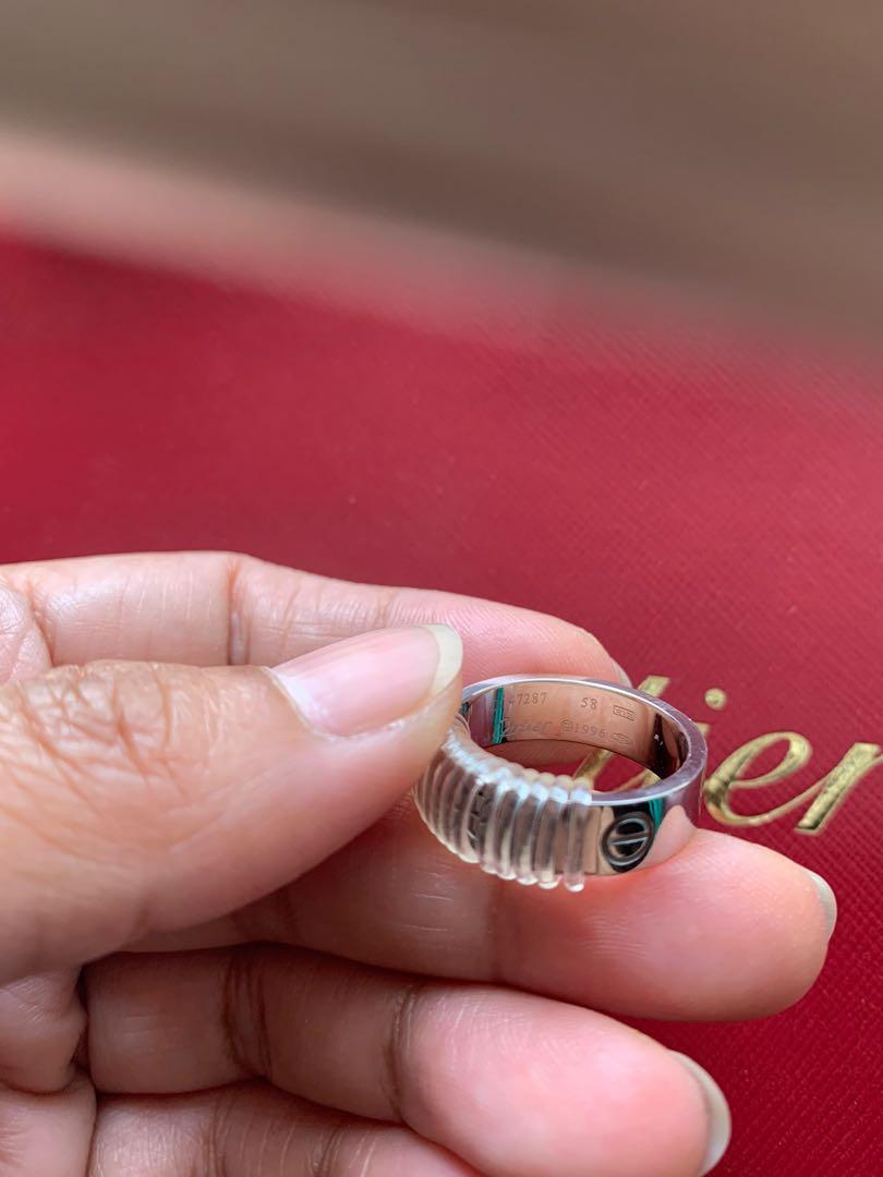 Authentic Cartier Love Ring Luxury Accessories on Carousell